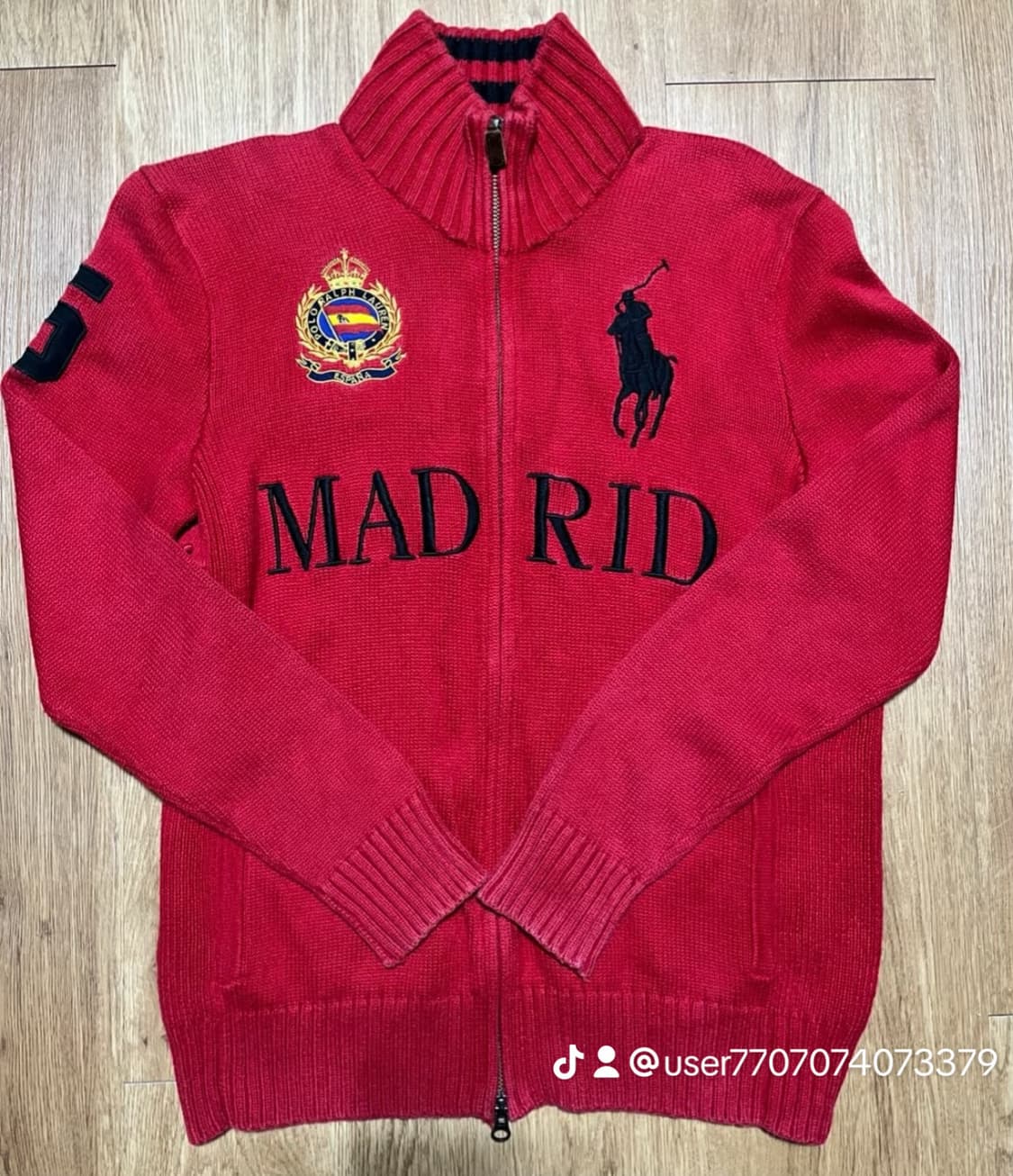 희귀매물)폴로 니트 상품이미지1