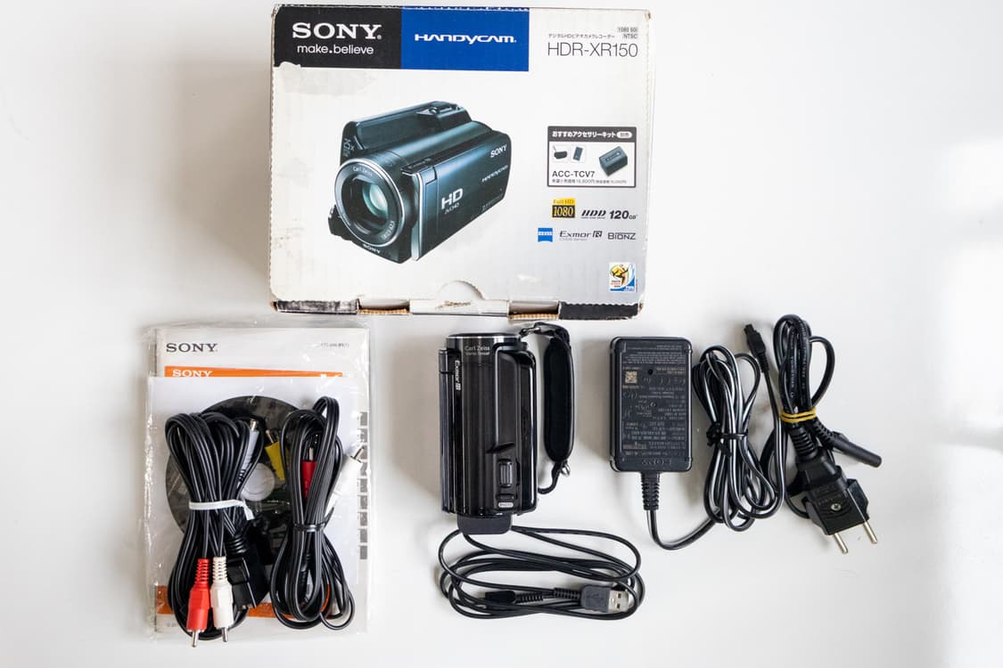 Sony HDR XR150 / 빈티지 디지털 캠코더 상품이미지9