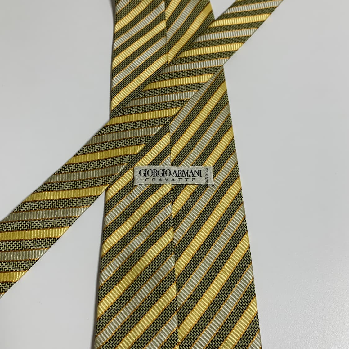 조르지오 아르마니(ARMANI) 스트라이프 명품넥타이 A+등급 9.6cm 상품이미지4