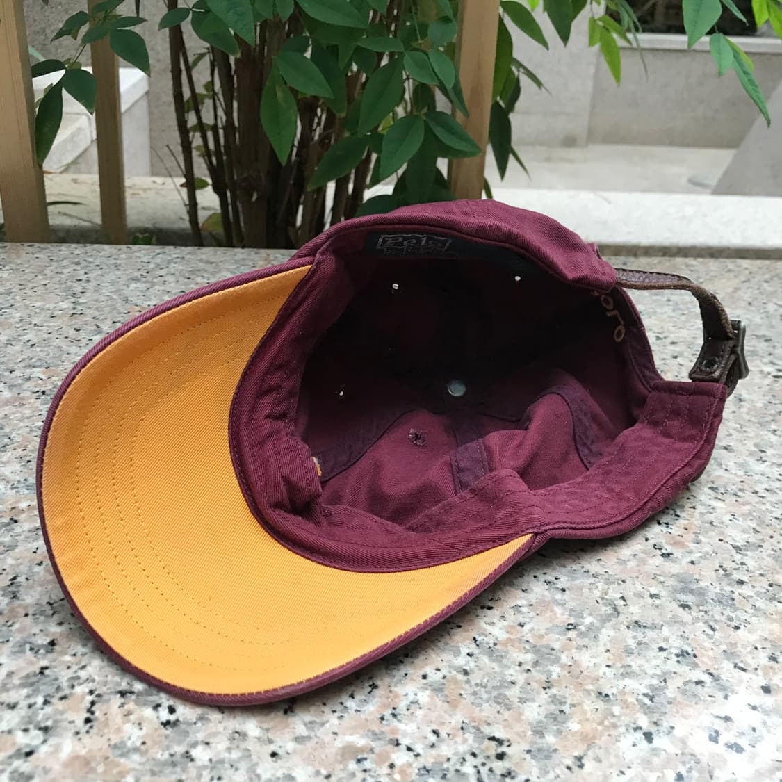 폴로 랄프로렌 볼캡 버건디 상품이미지7