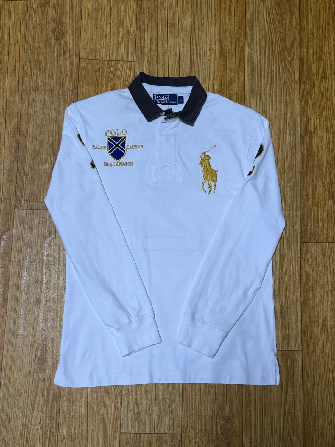 폴로 랄프로렌 빅포니 블랙와치 카라티 상품이미지1