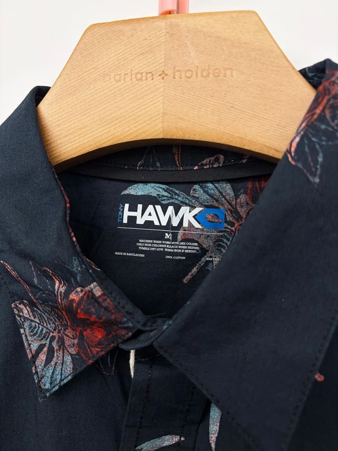 토니호크 Tony Hawk 플라워 패턴 반팔 셔츠 PN9710 상품이미지5