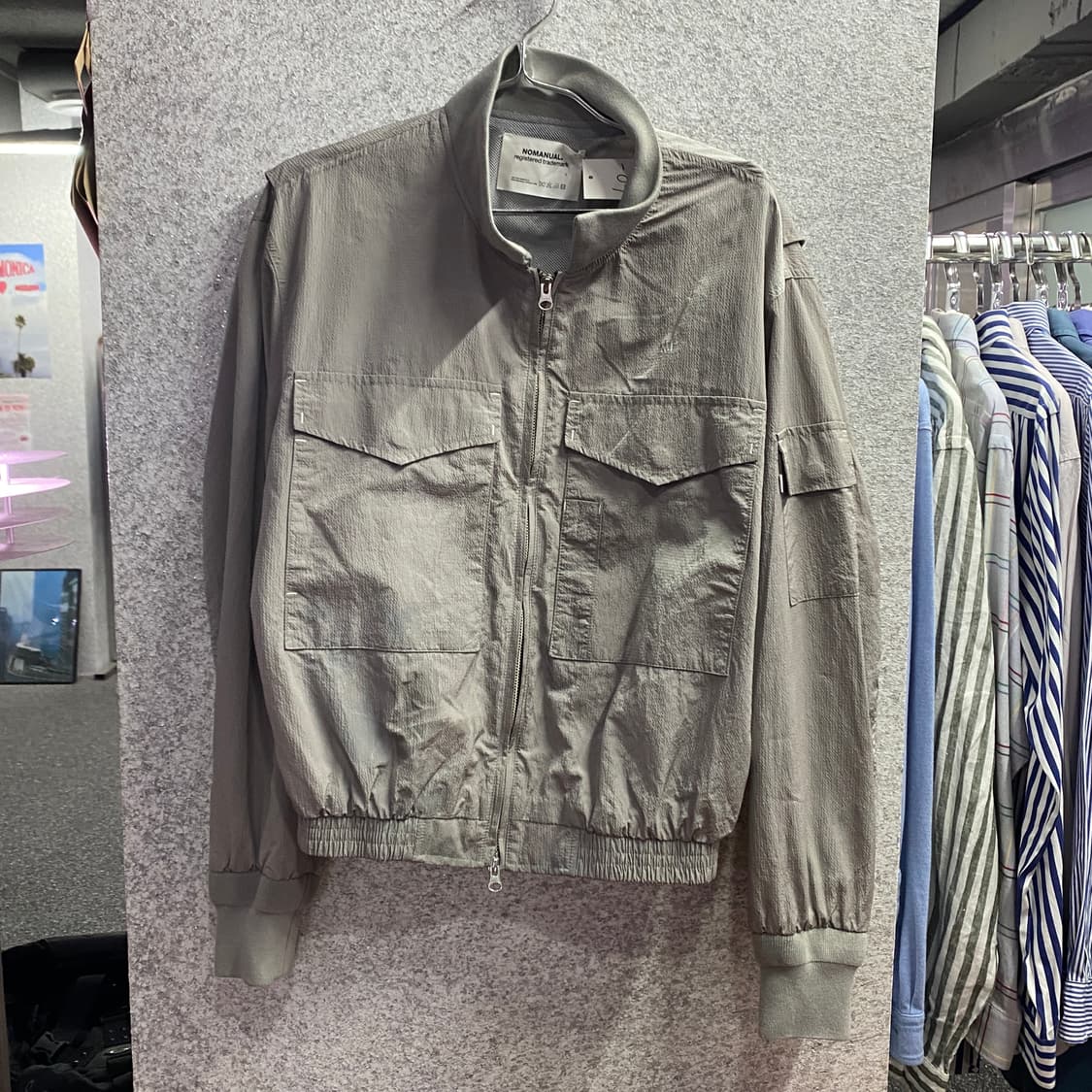 노매뉴얼 투웨이 유틸리티 바람막이 B4398 상품이미지2