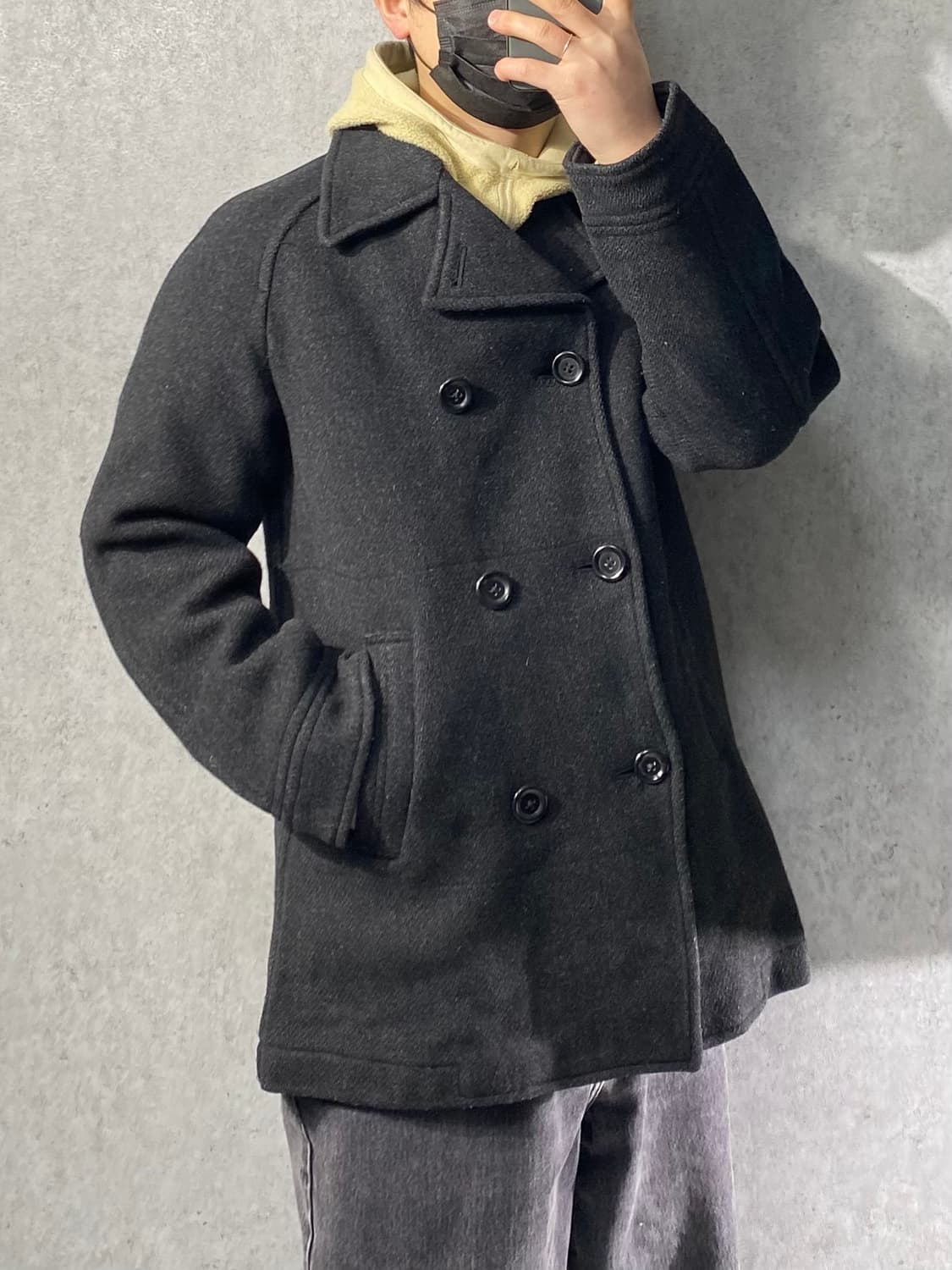 [L] 유나이티드 애로우즈 블루라벨 밀리터리 피코트 상품이미지8