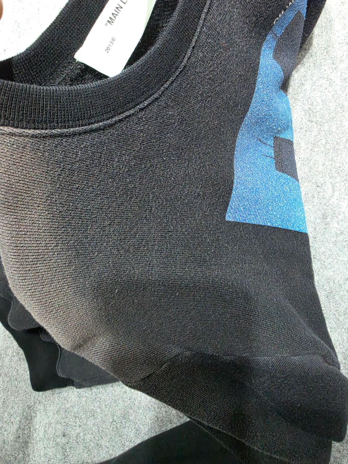 오프화이트 빈티지 커플스 프린팅 스웻셔츠 크루넥 맨투맨 XS 상품이미지9