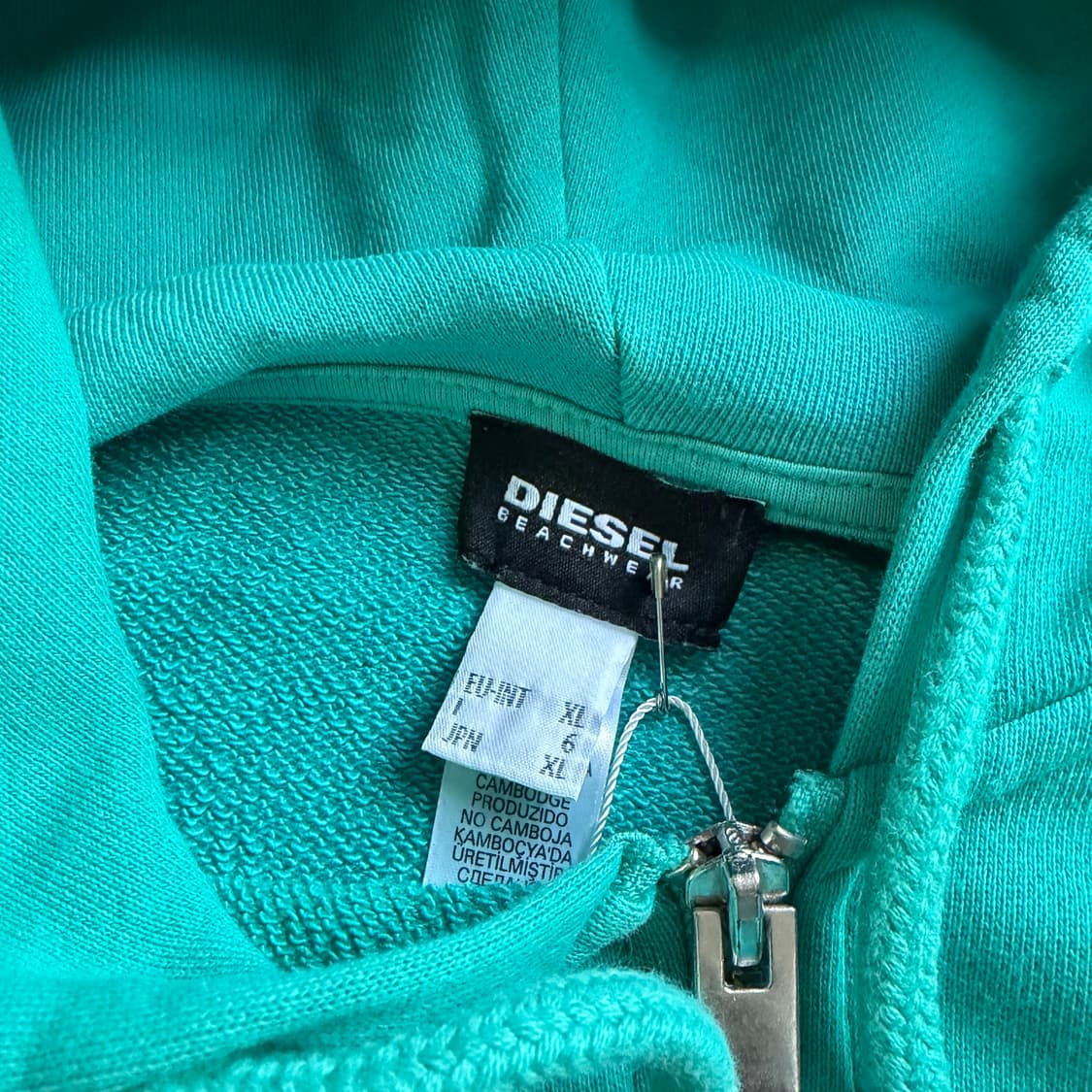 디젤 빈티지 레글런 후드집업 자켓 XL 상품이미지8