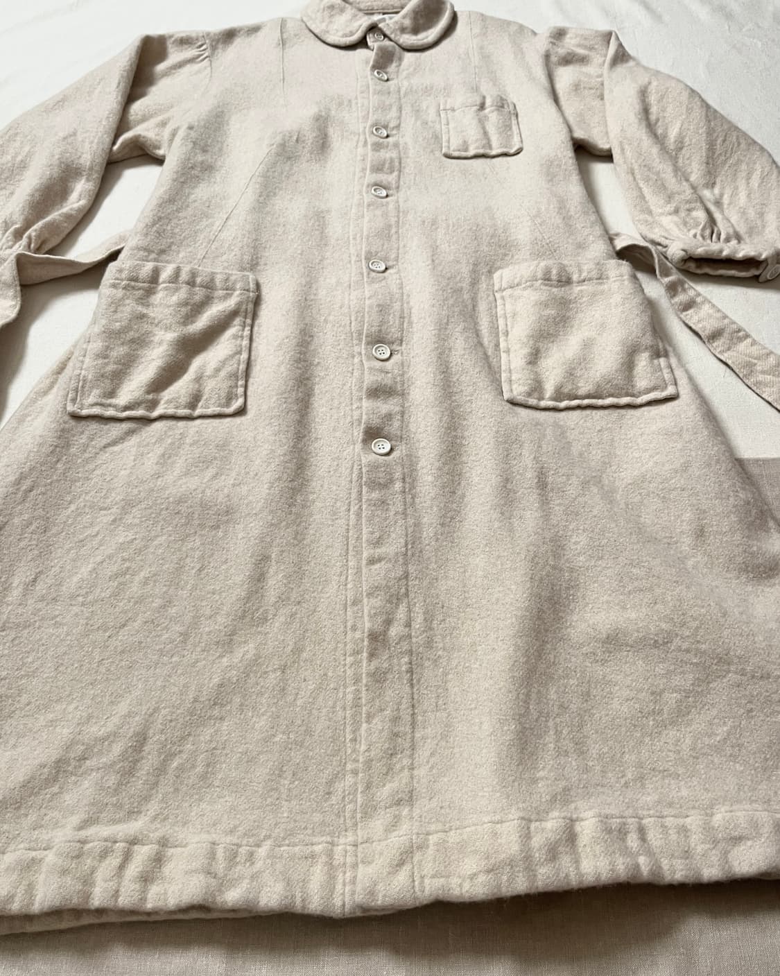 Tao comme des garcons 축융 울 셔링 롱코트 꼼데가르송 상품이미지3