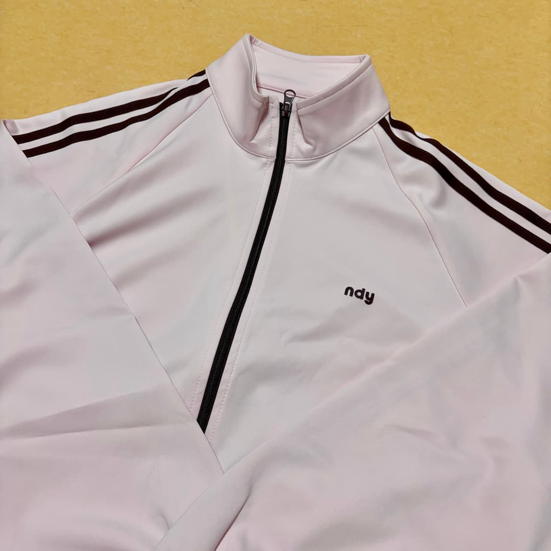 NDY 널디 리본 트랙탑 베이비핑크 상품이미지2