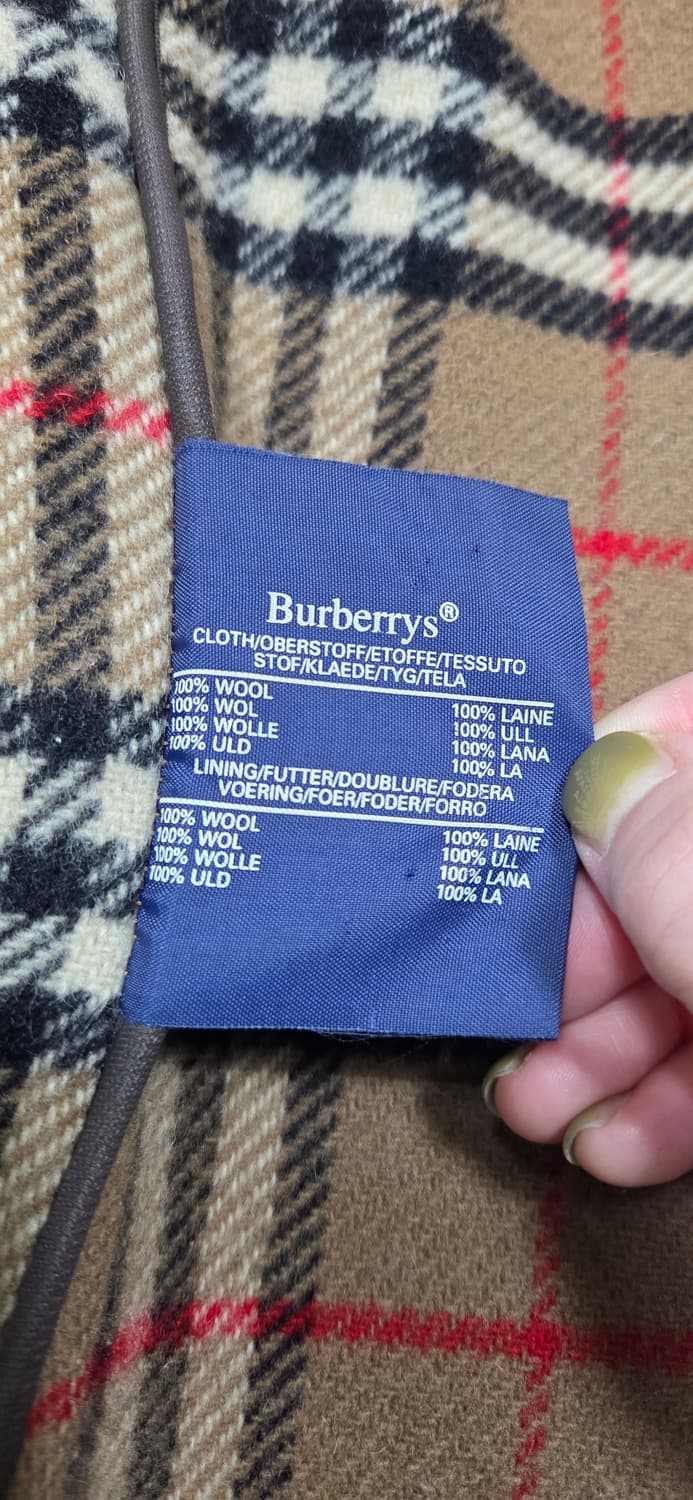 버버리 울 떡볶이코트 상품이미지6