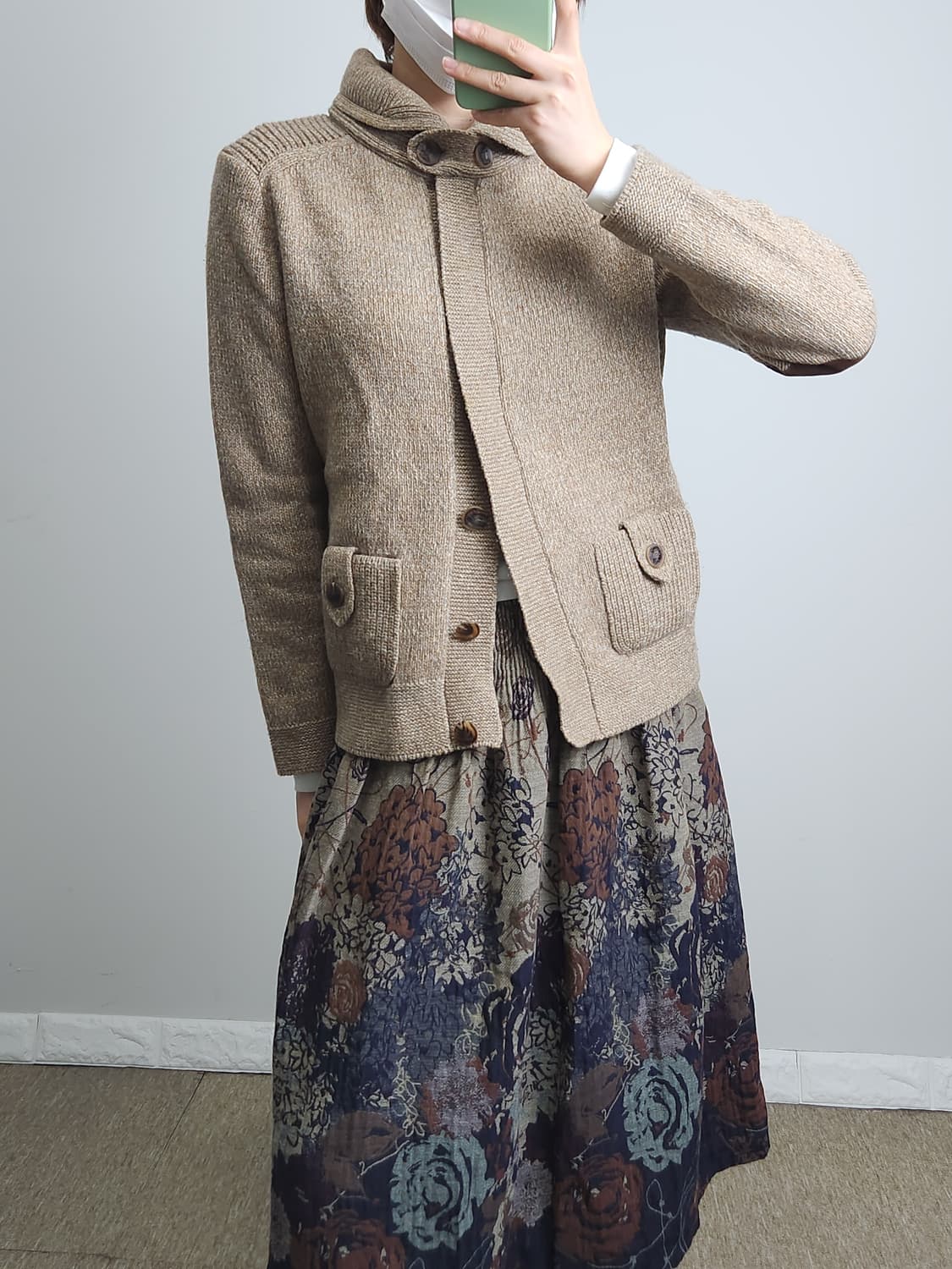 (키이스)반넥 가디건 상품이미지5