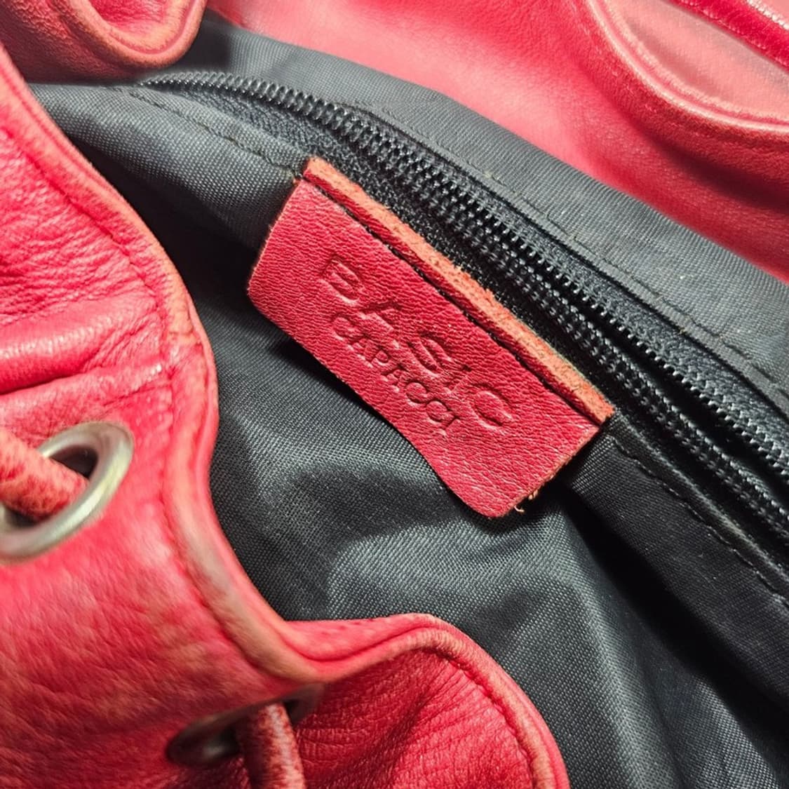 BASIC CAPACCI 빈티지 미니 레더 백팩 상품이미지4