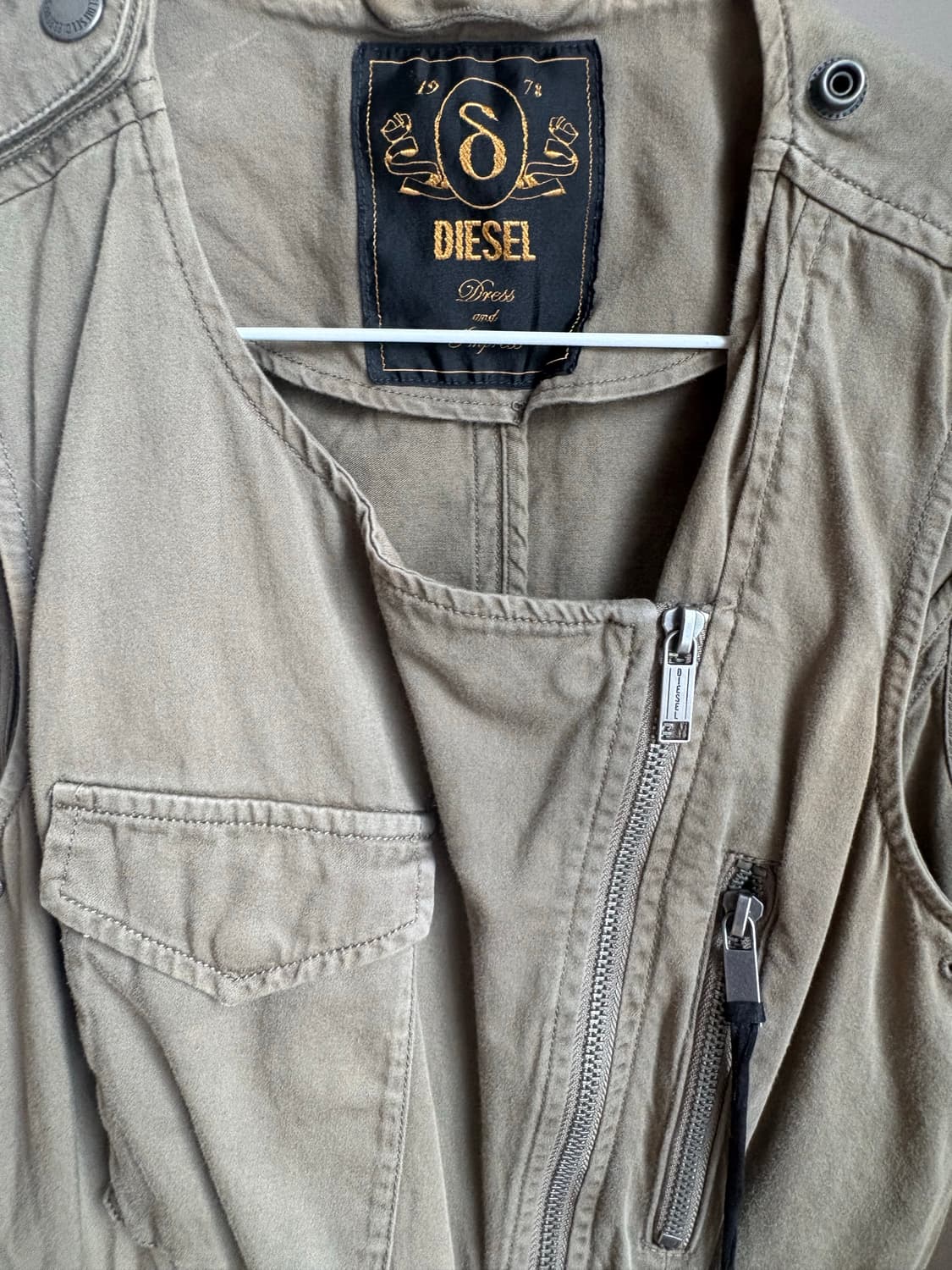 Diesel Military Utility Pleated Dress  상품이미지5