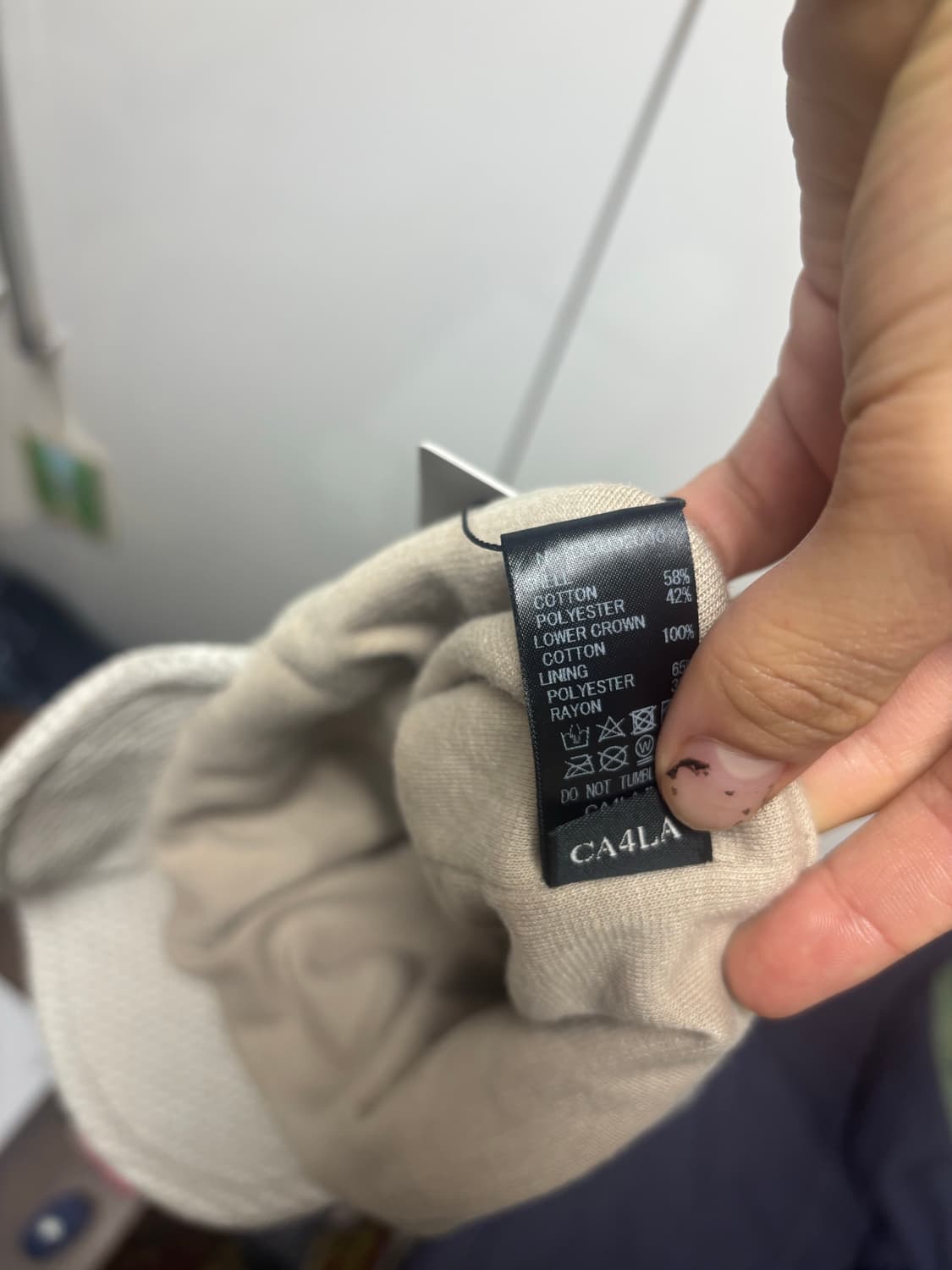 Ca4la 드레이프 와이어 니트 캡 상품이미지4