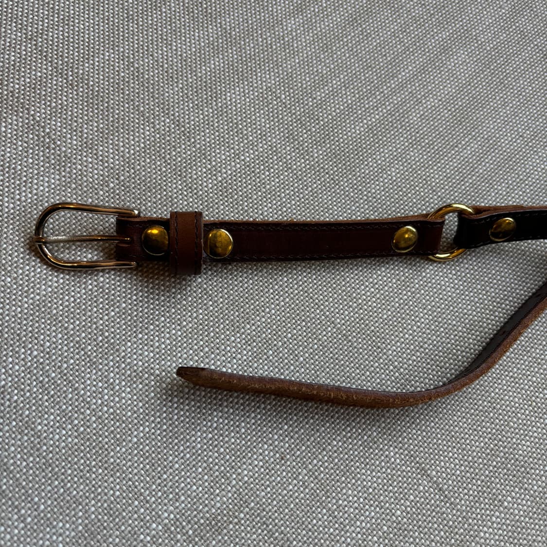 두줄 빈티지 가죽벨트 상품이미지7