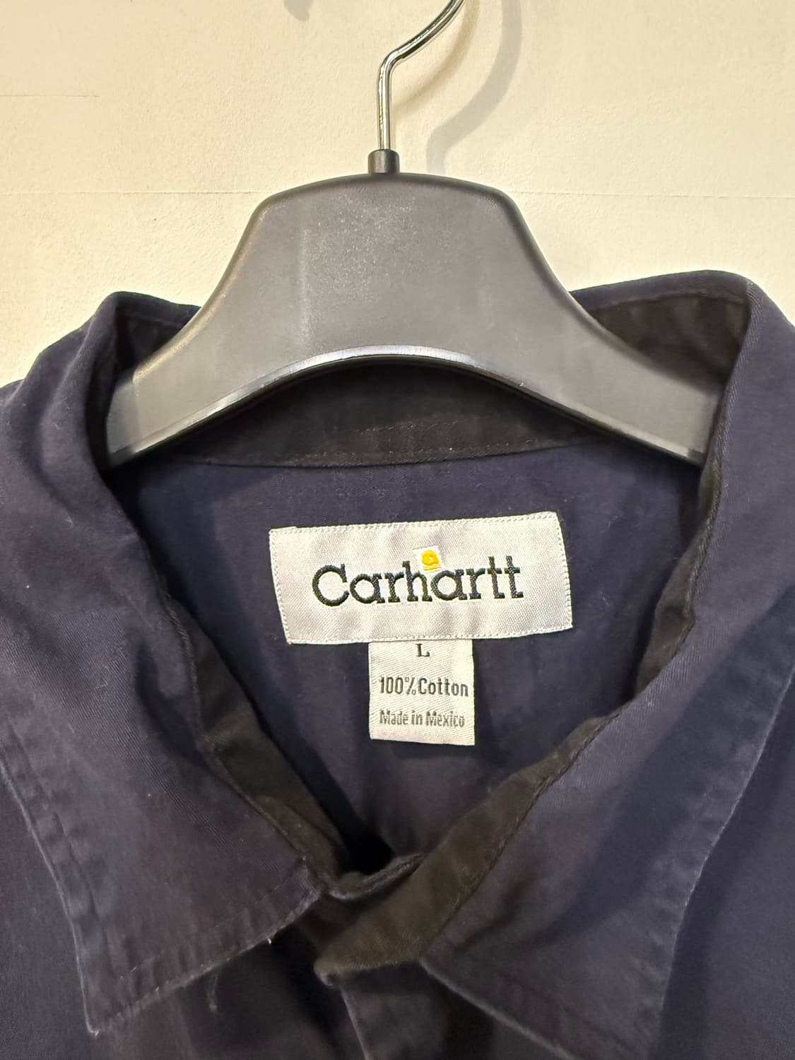 칼하트 다크네이비 긴팔셔츠 상품이미지3