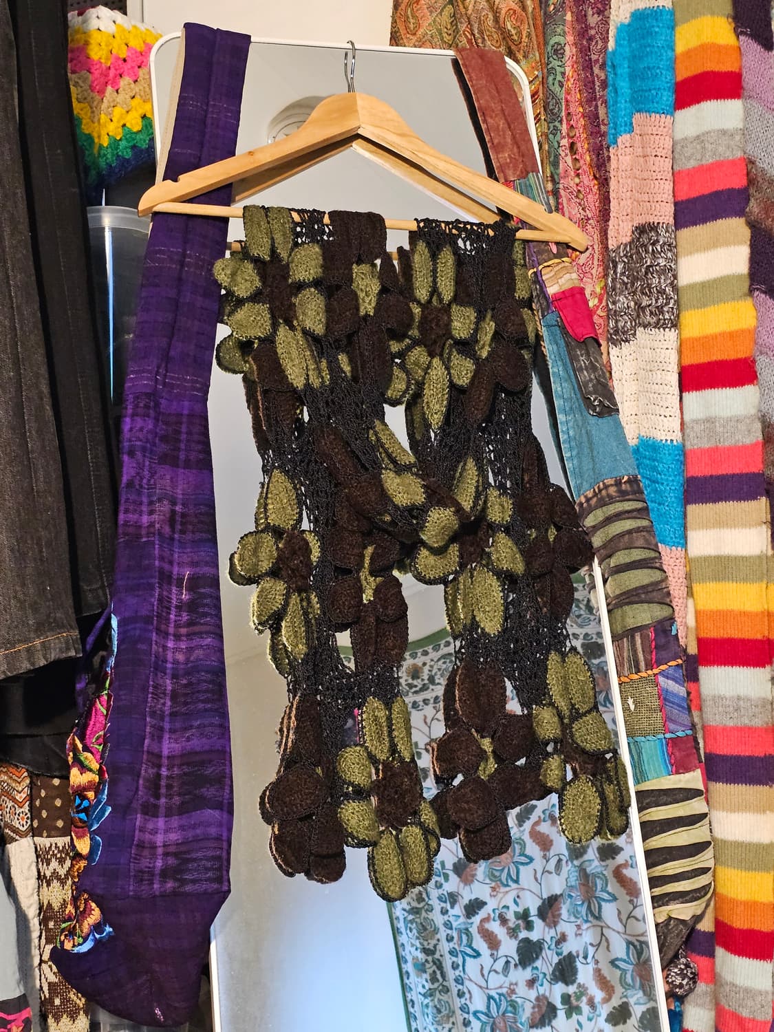 초코나무숲 모티브 머플러 상품이미지1