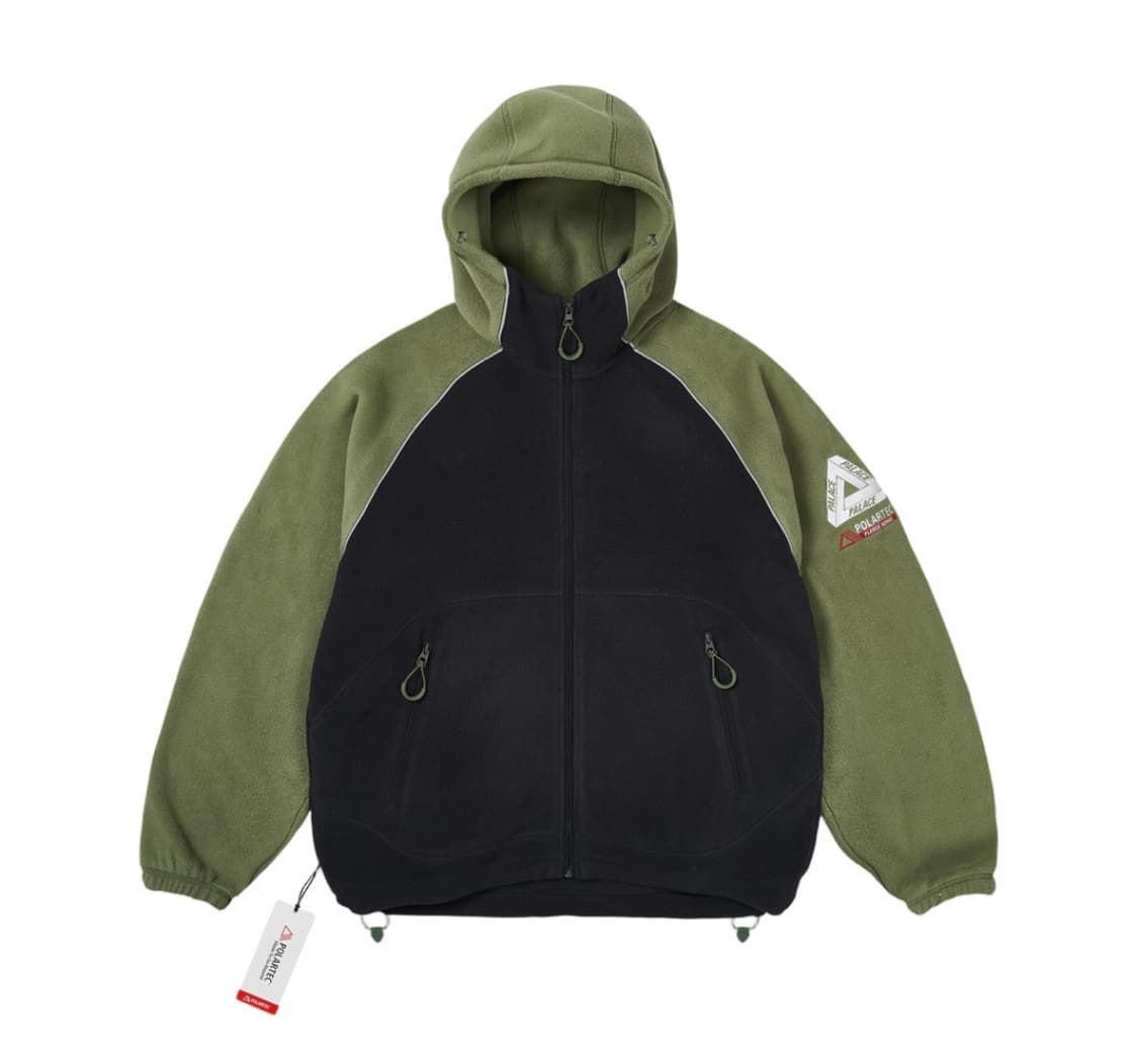 팔라스 폴라텍 후드 자켓 그린 상품이미지1