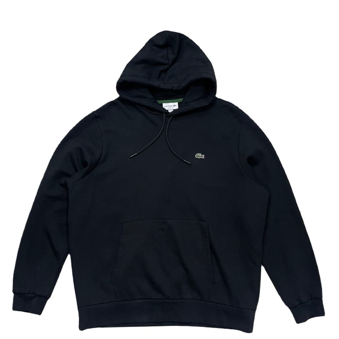 LACOSTE 로고 후드티 블랙 XXL 상품이미지1