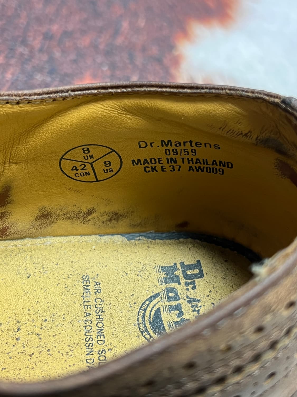 [270] 닥터마틴 브라운 브로그 윙팁 42 상품이미지7