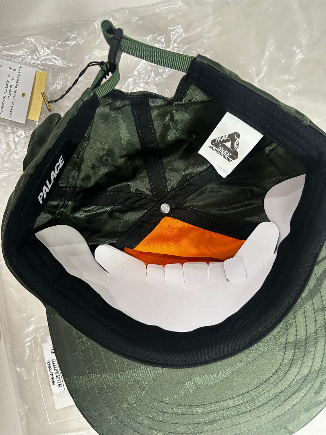 포터(porter) x 팔라스(palace) 모자 캡 햇 올리브 새상품 상품이미지6