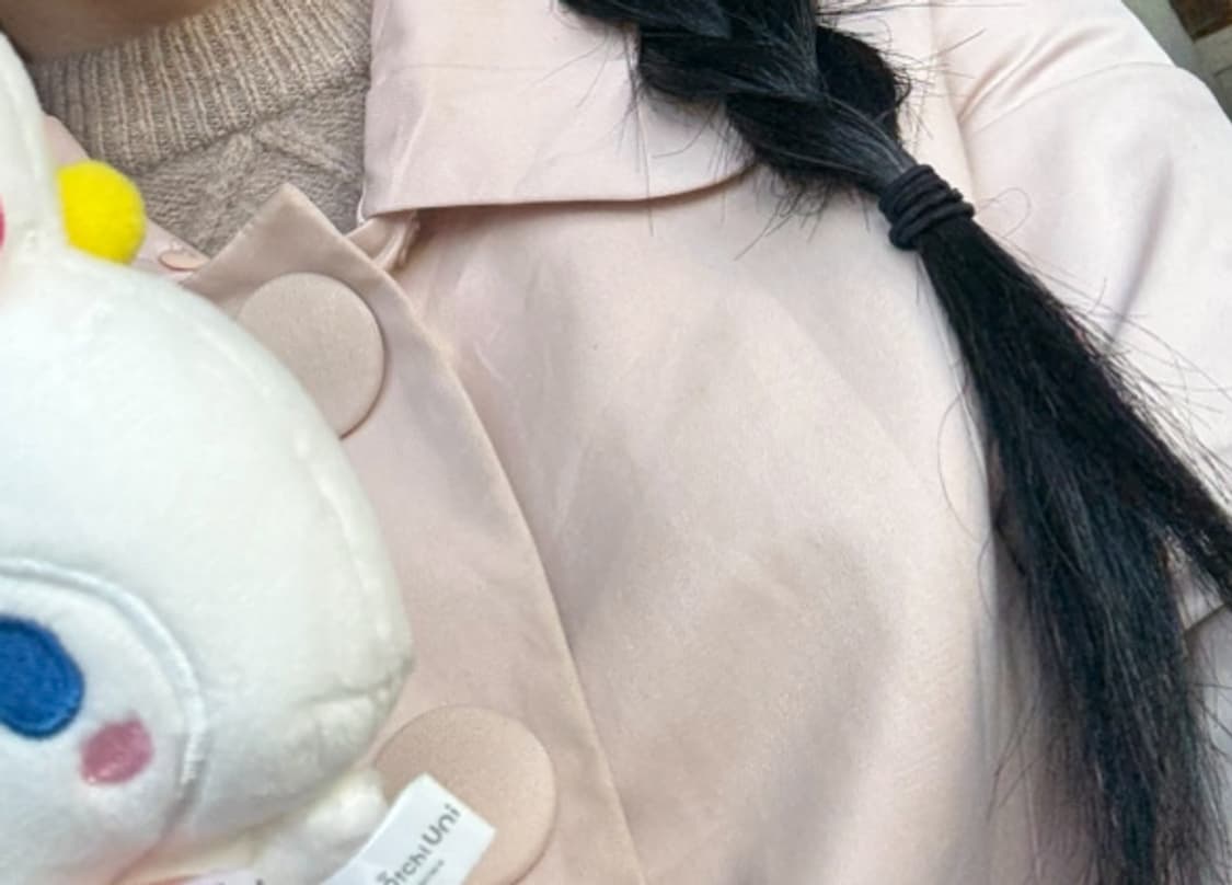 레스트로즈 연핑크 딸기 트렌치코트 상품이미지2