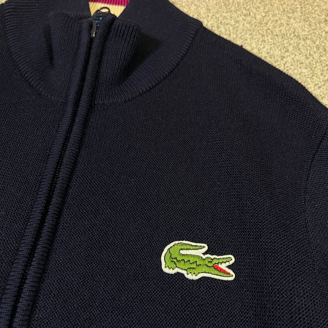 라코스테 니트 집업 상품이미지2