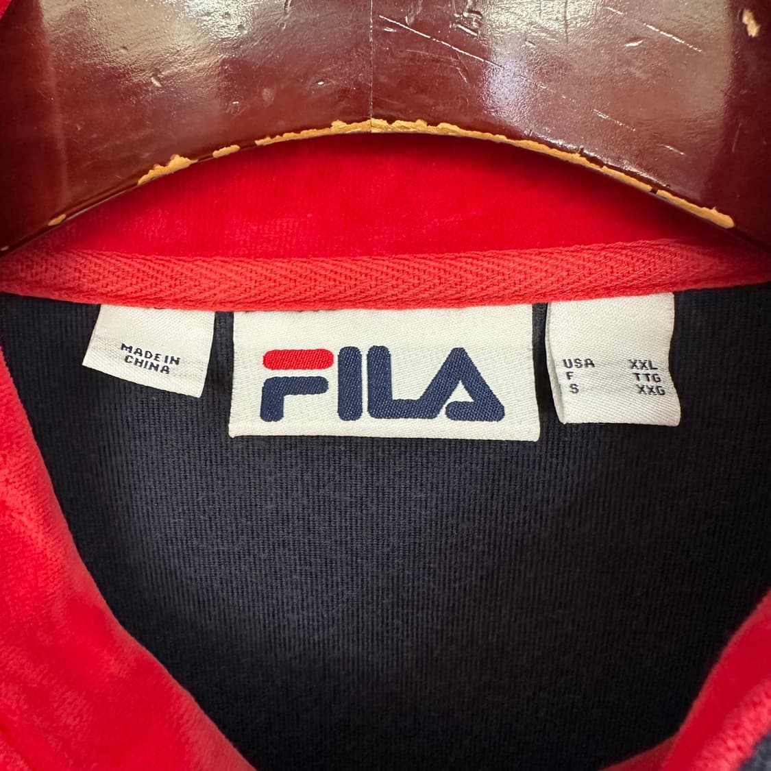 휠라 클래식 벨벳 트레이닝 집업 상품이미지3