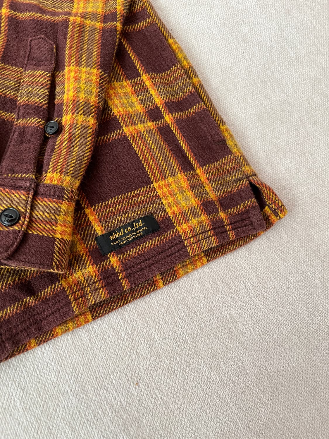 네이버후드 12fw 럼버 셔츠 상품이미지2