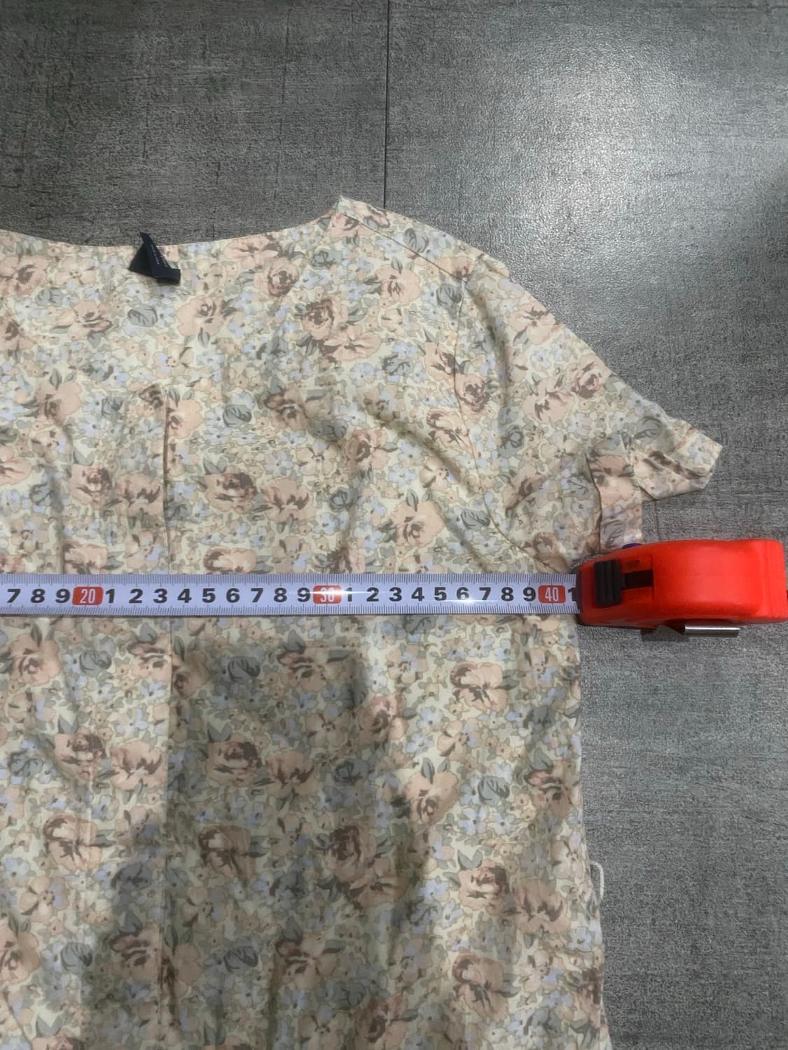 일본빈티지 Gap 하구미모리걸 할메카지 플라워 주머니 미디원피스 상품이미지2