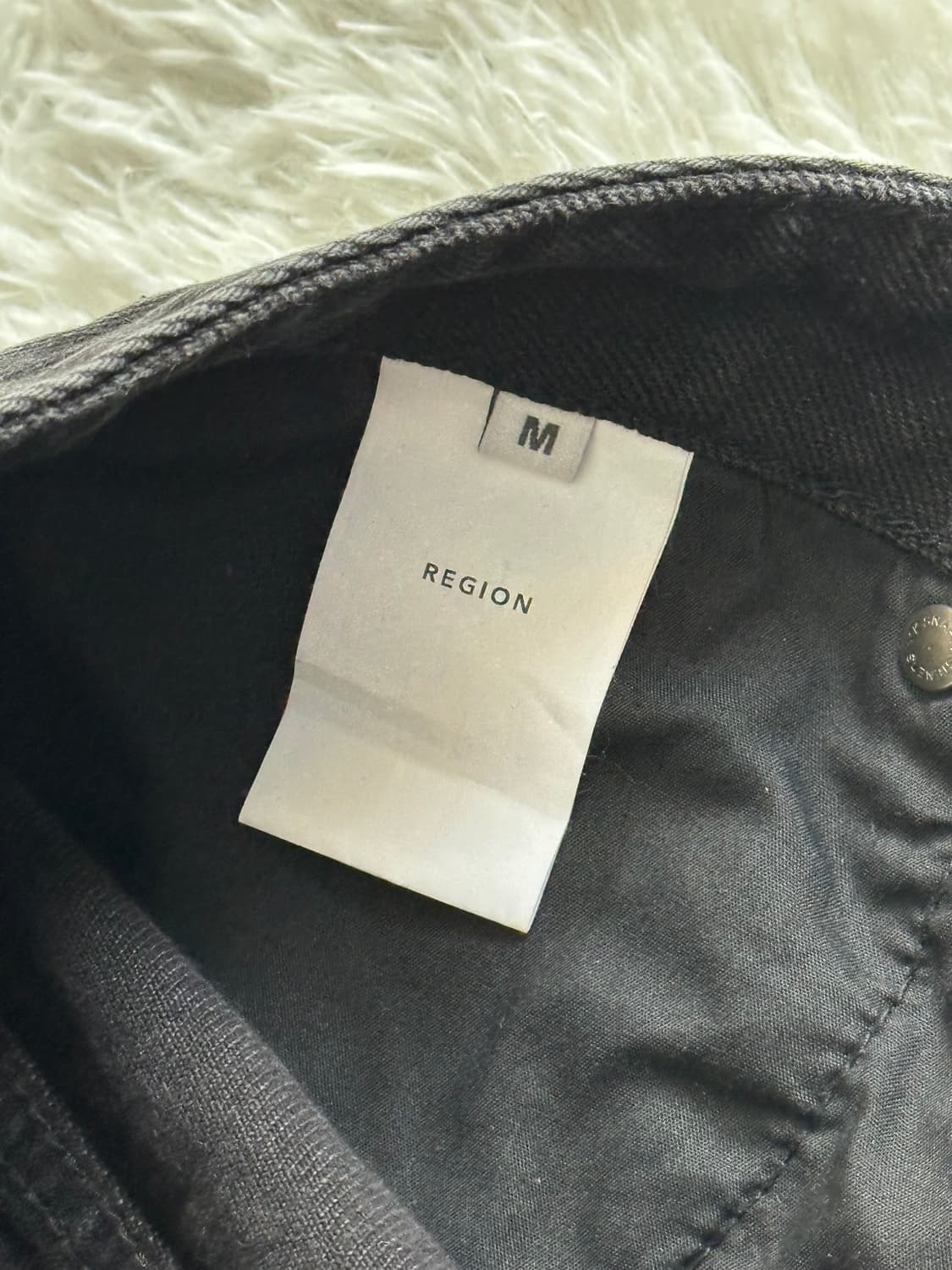 REGION 데미지 디테일 블랙 청바지 M 상품이미지4