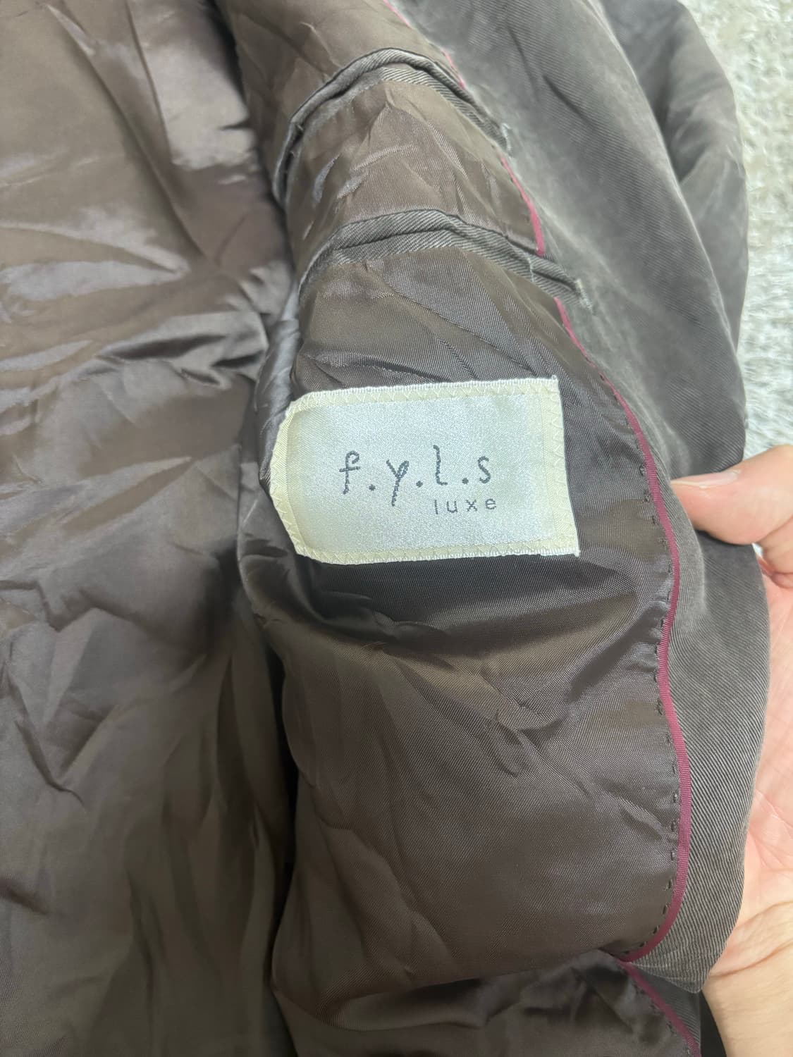 일본판 FYLE LUXE 텐셀 100프로 블레이저 사이즈 105 상품이미지4