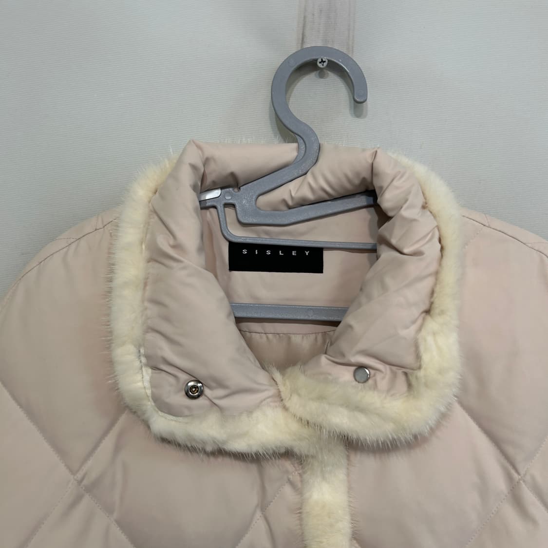 시슬리 밍크배색 구스다운 패딩 90 상품이미지2