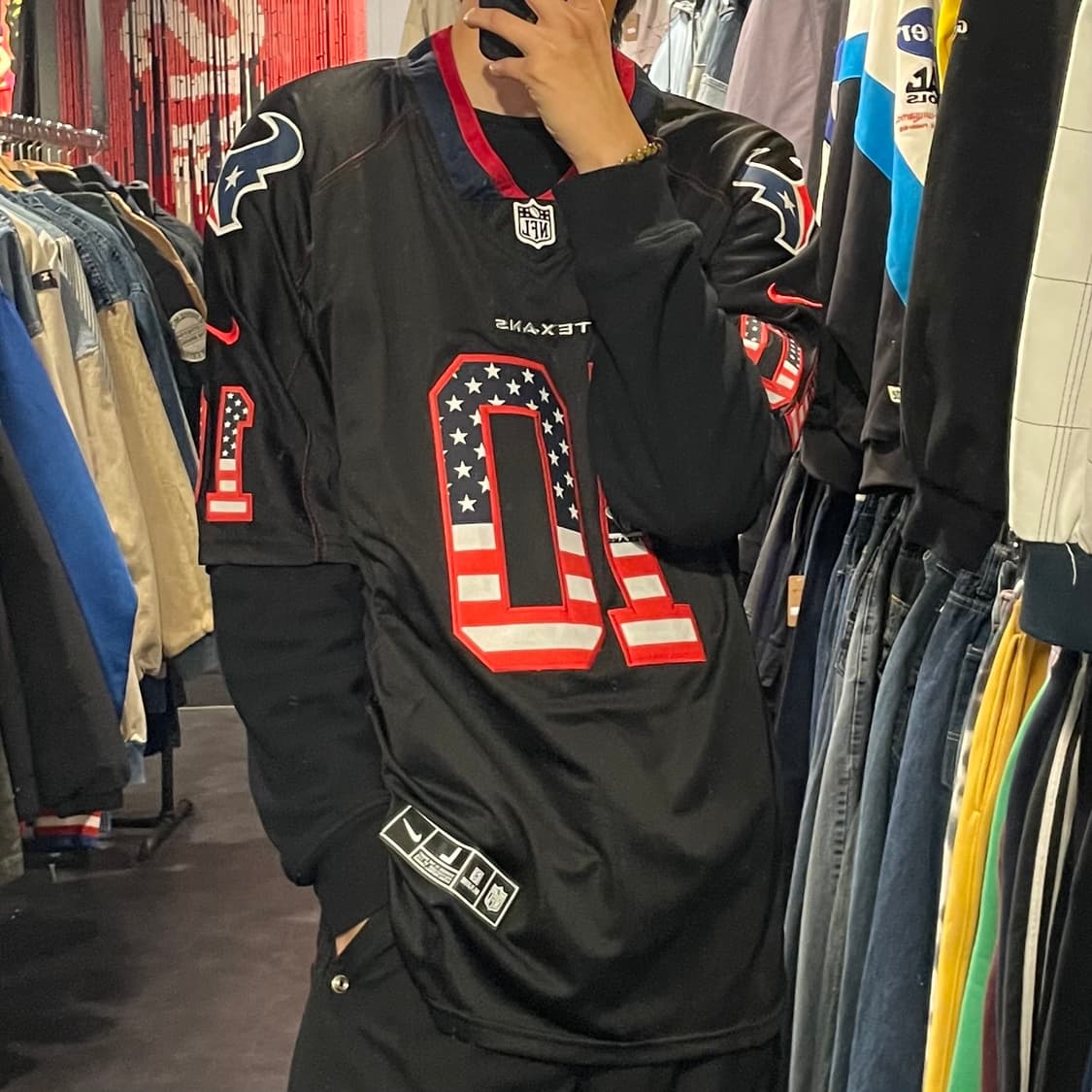 [IM] nike X NFL 텍산스 홉킨스 No.10 반팔 져지 상품이미지4