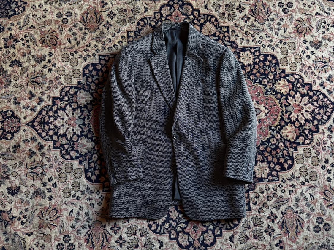 아르마니 헤링본 블레이저 남성95-100 상품이미지4