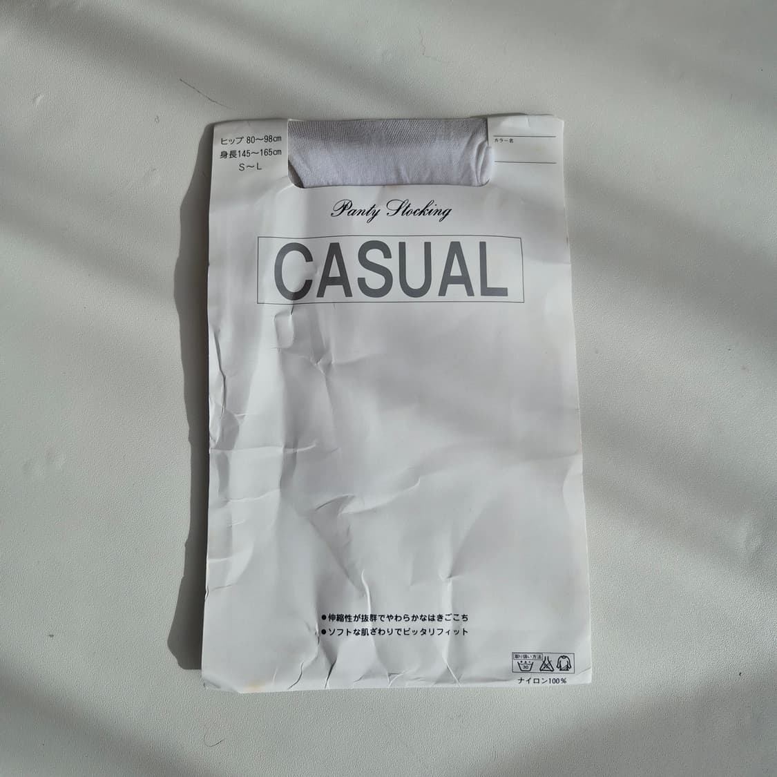 CASUAL 화이트 나비 패턴 팬티스타킹 상품이미지3