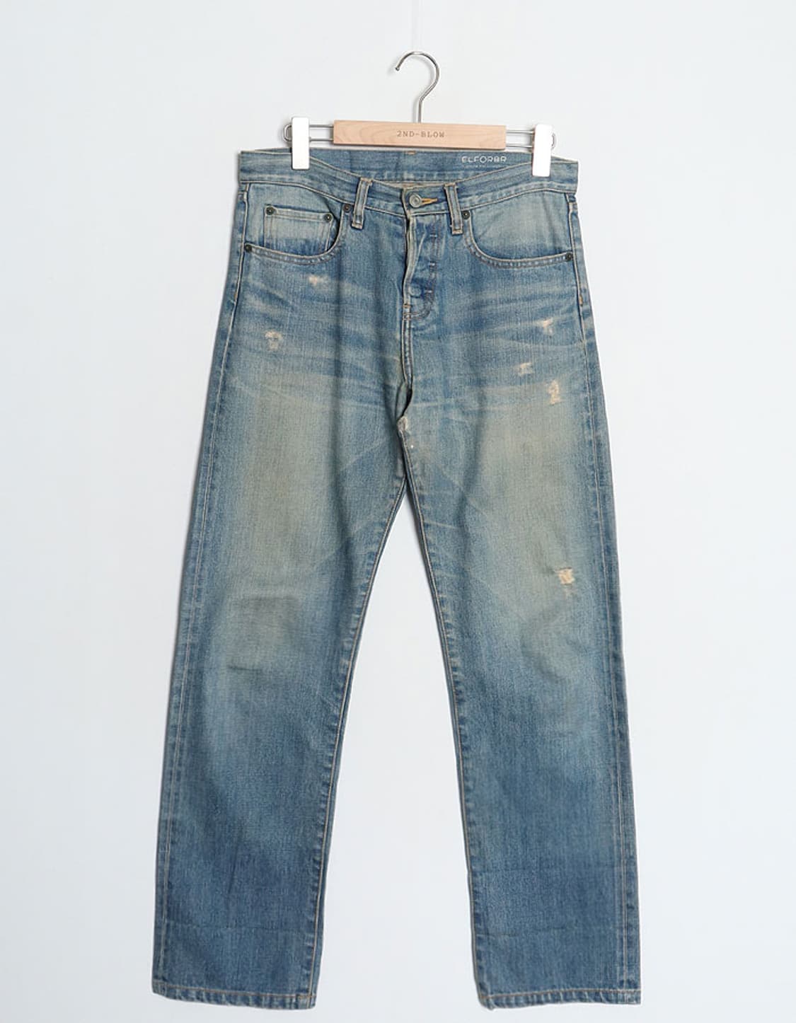  ELFORBR Damage Selvedge Denim Pant (30) 상품이미지1