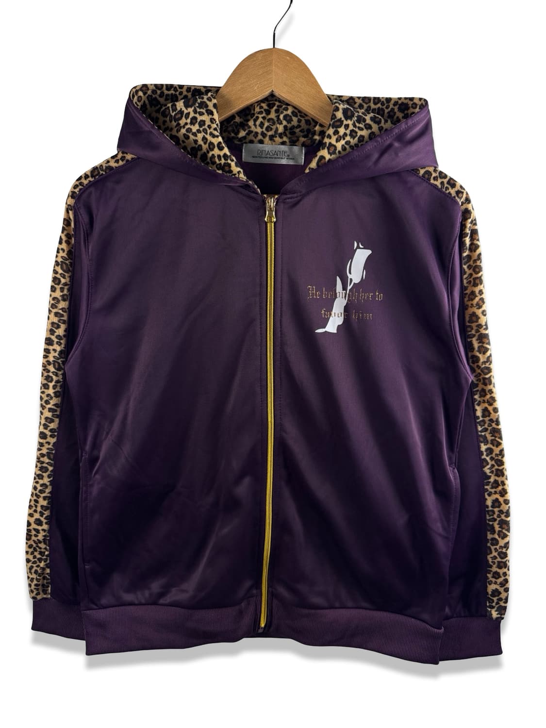 JPN 갸루 펑크 레오파드 레터링 세트2357 상품이미지1