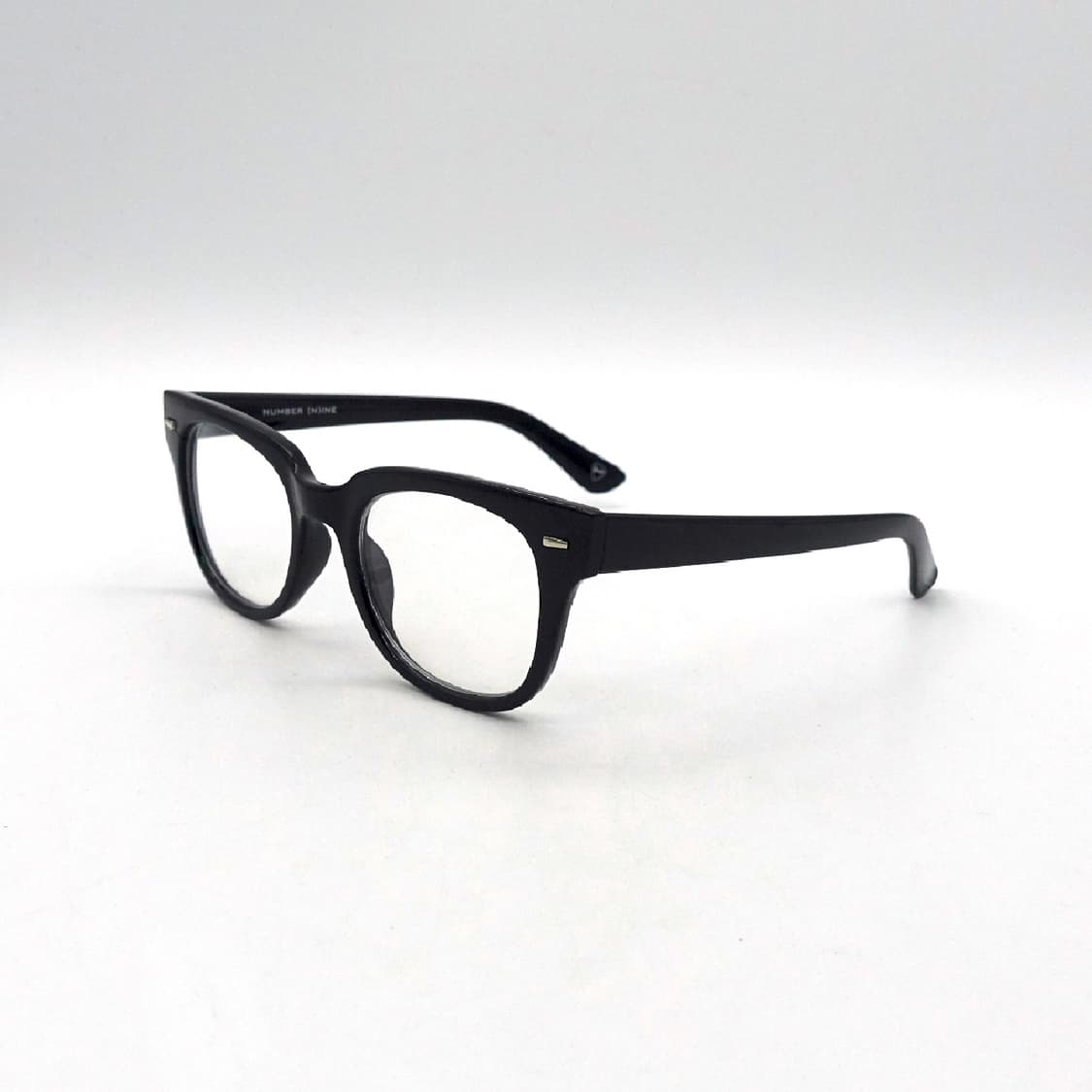 NUMBER(N)INE 넘버나인 블랙 아세테이트 뿔테 안경 상품이미지3