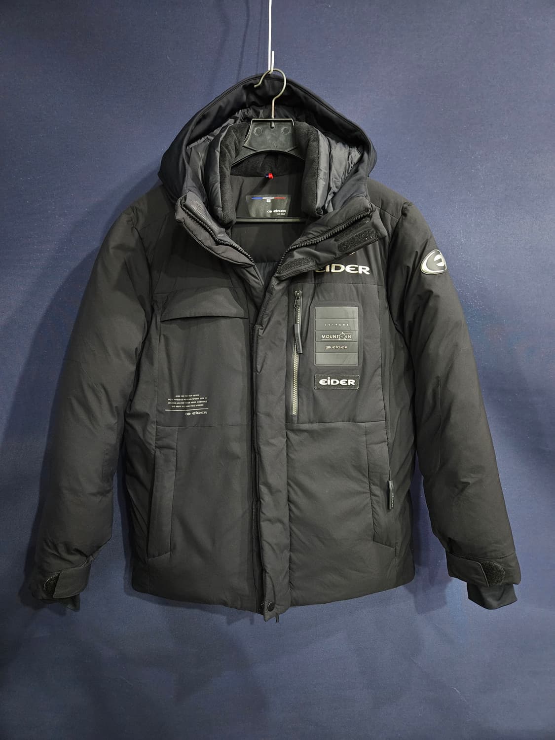 아이더 블랙컬러 남성 95 구스다운 대장급 패딩  상품이미지1