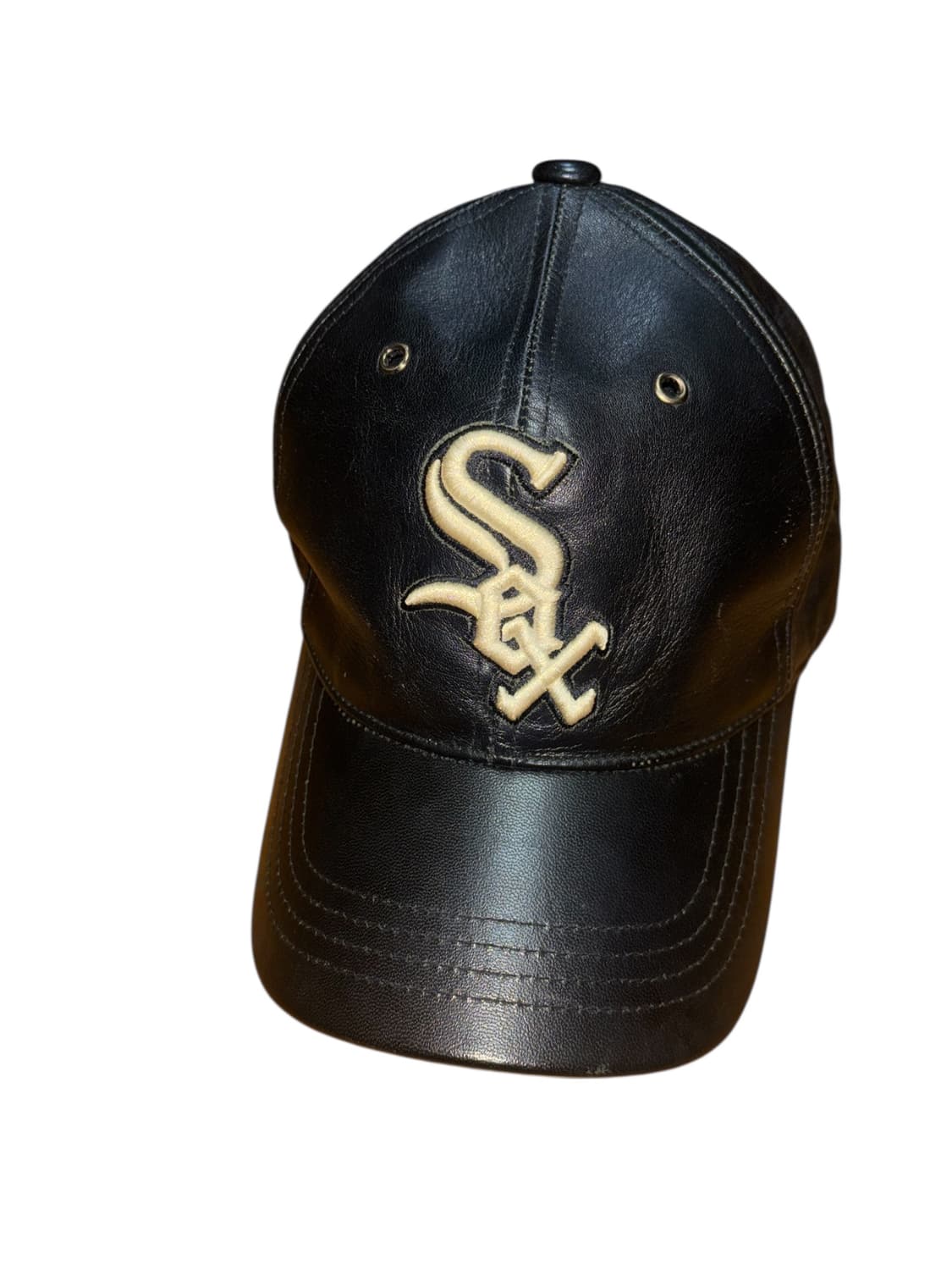 Mlb 시카고 화이트 삭스 레더 가죽 볼캡 상품이미지2