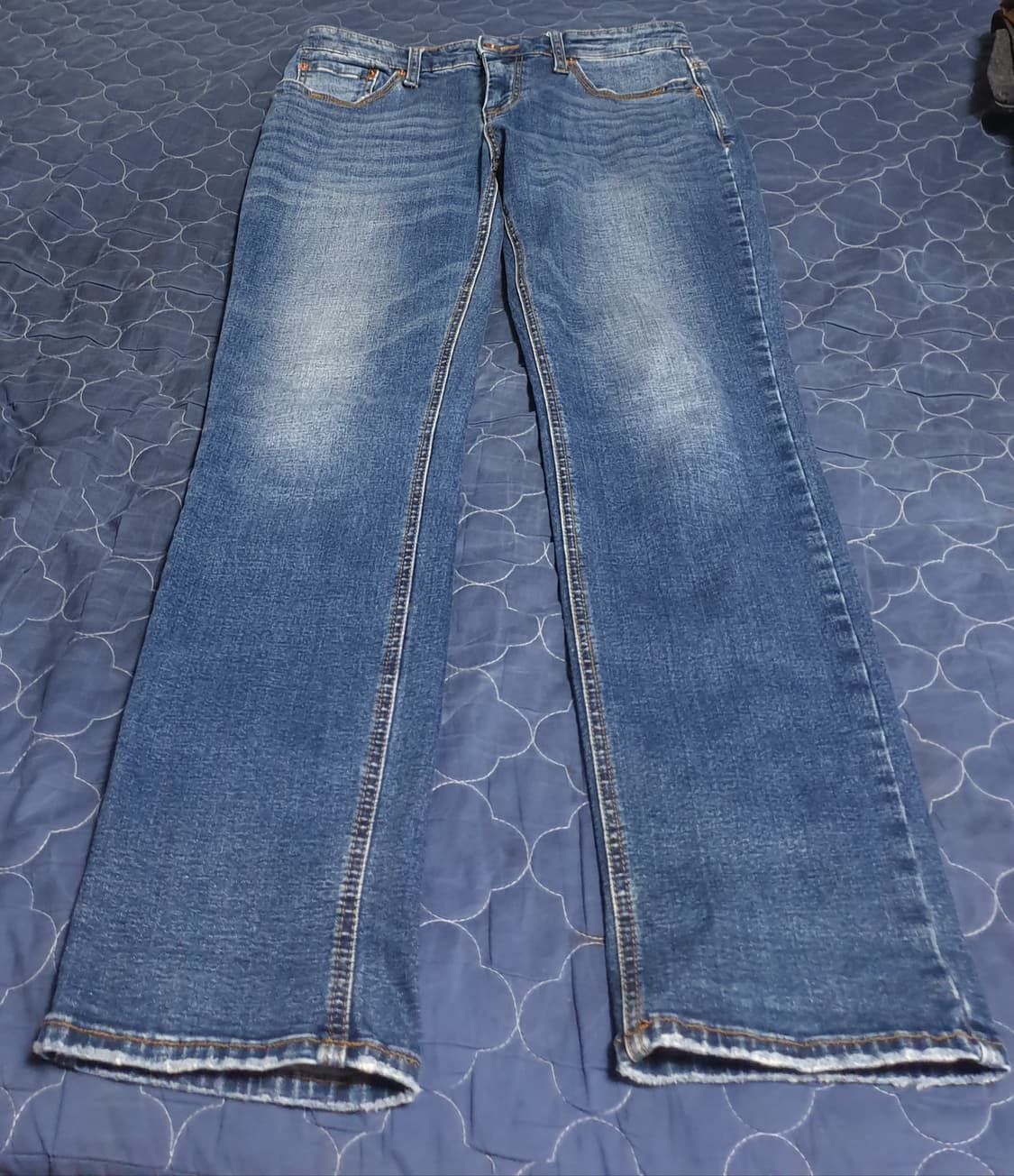 웨스턴 데님 워싱 청바지 중청 (30) 상품이미지1