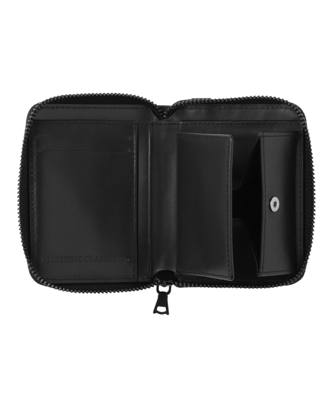 히스테릭 글래머 로고 스터드 라운드 집 미니 월렛 블랙 01243QG12 상품이미지2