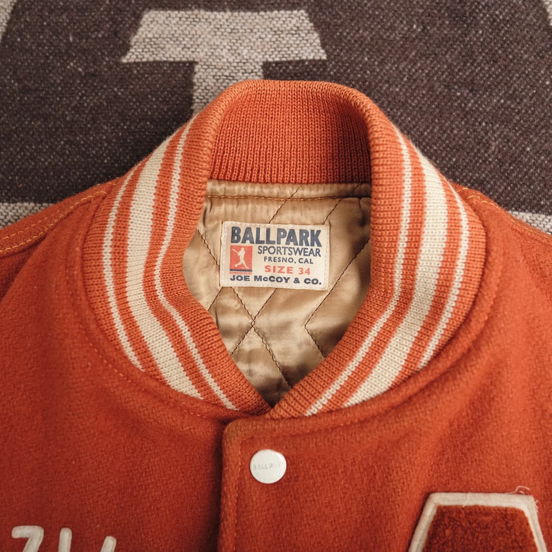 조맥코이 볼파크 바시티 자켓 34사이즈 (추천 44-55) 상품이미지3