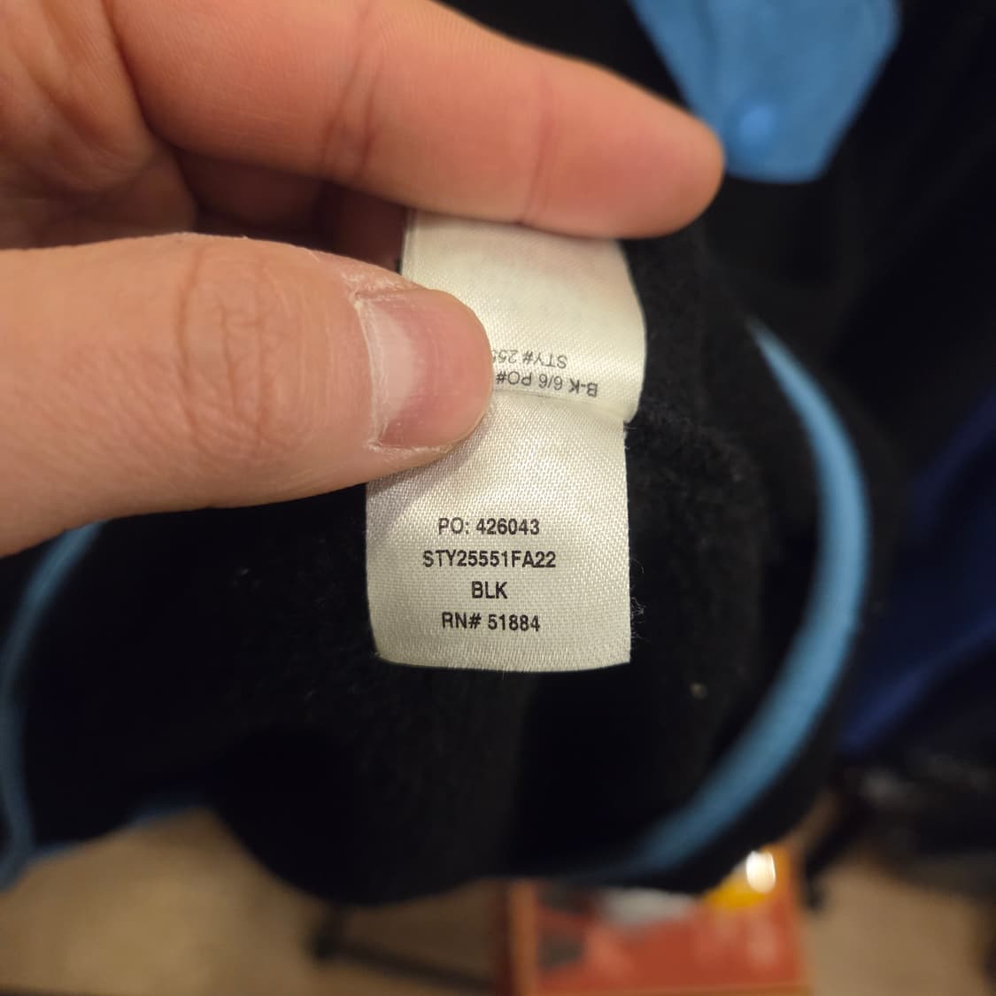 파타고니아 신칠라 블랙 블루 m 상품이미지4