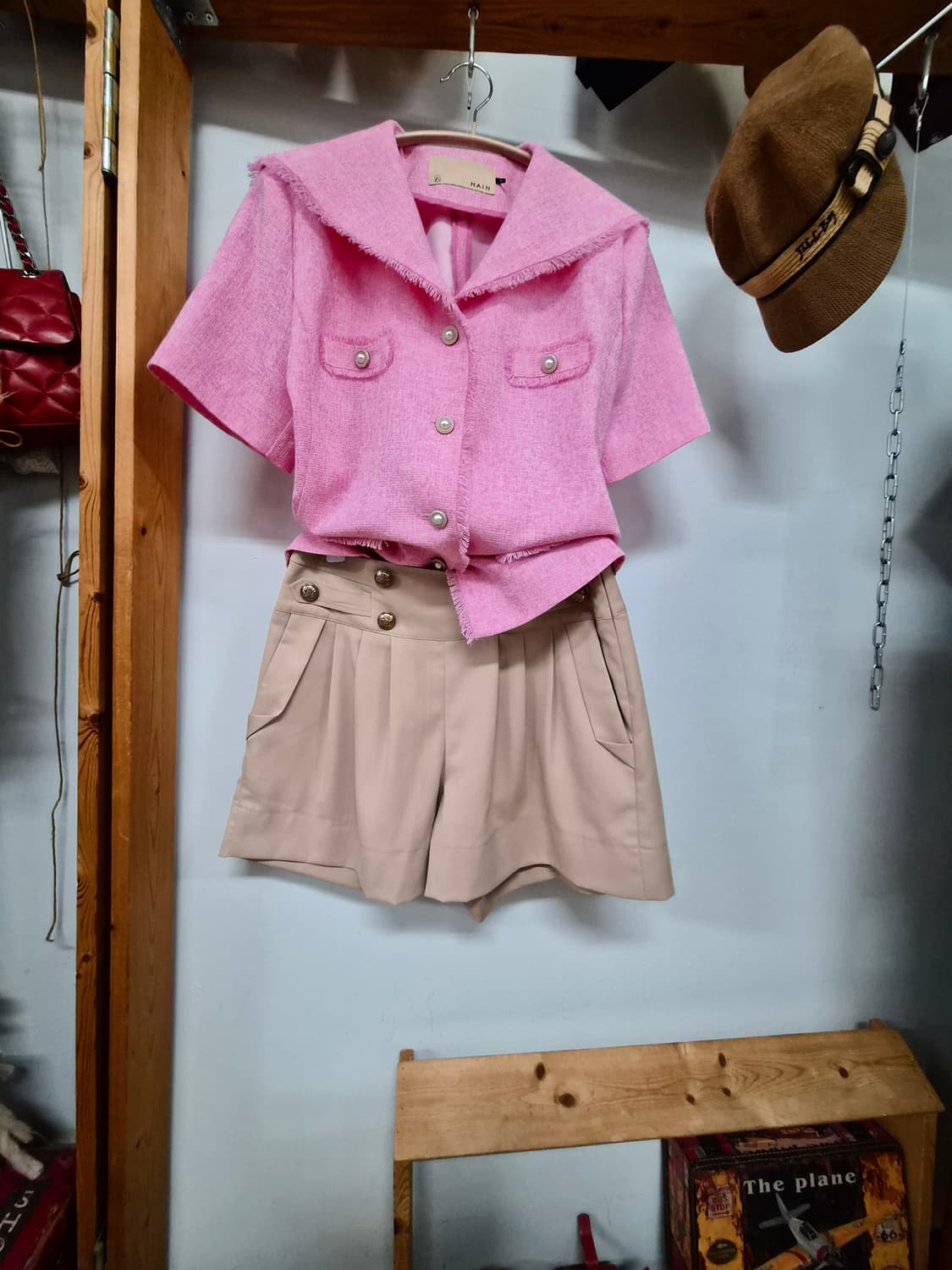 나인 쎄일러 여름 트위드 반팔자켓 상품이미지1