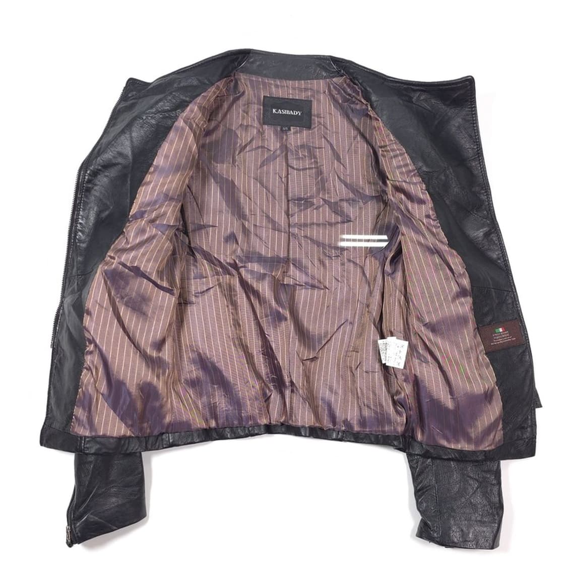 KASIBADY 리얼 양가죽 퀼팅 라이더 자켓 55 상품이미지5