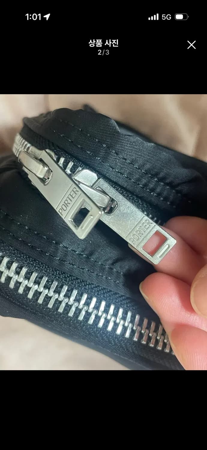 포터 탱커 숄더백 스몰 블랙 상품이미지2