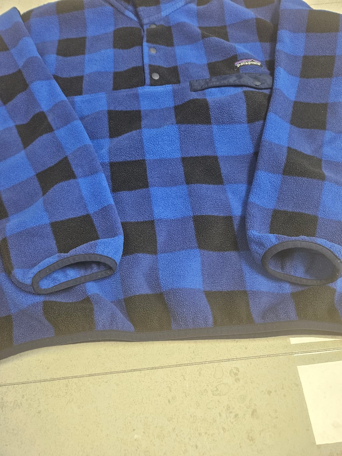 파타고니아 신칠라 블루체크 상품이미지2