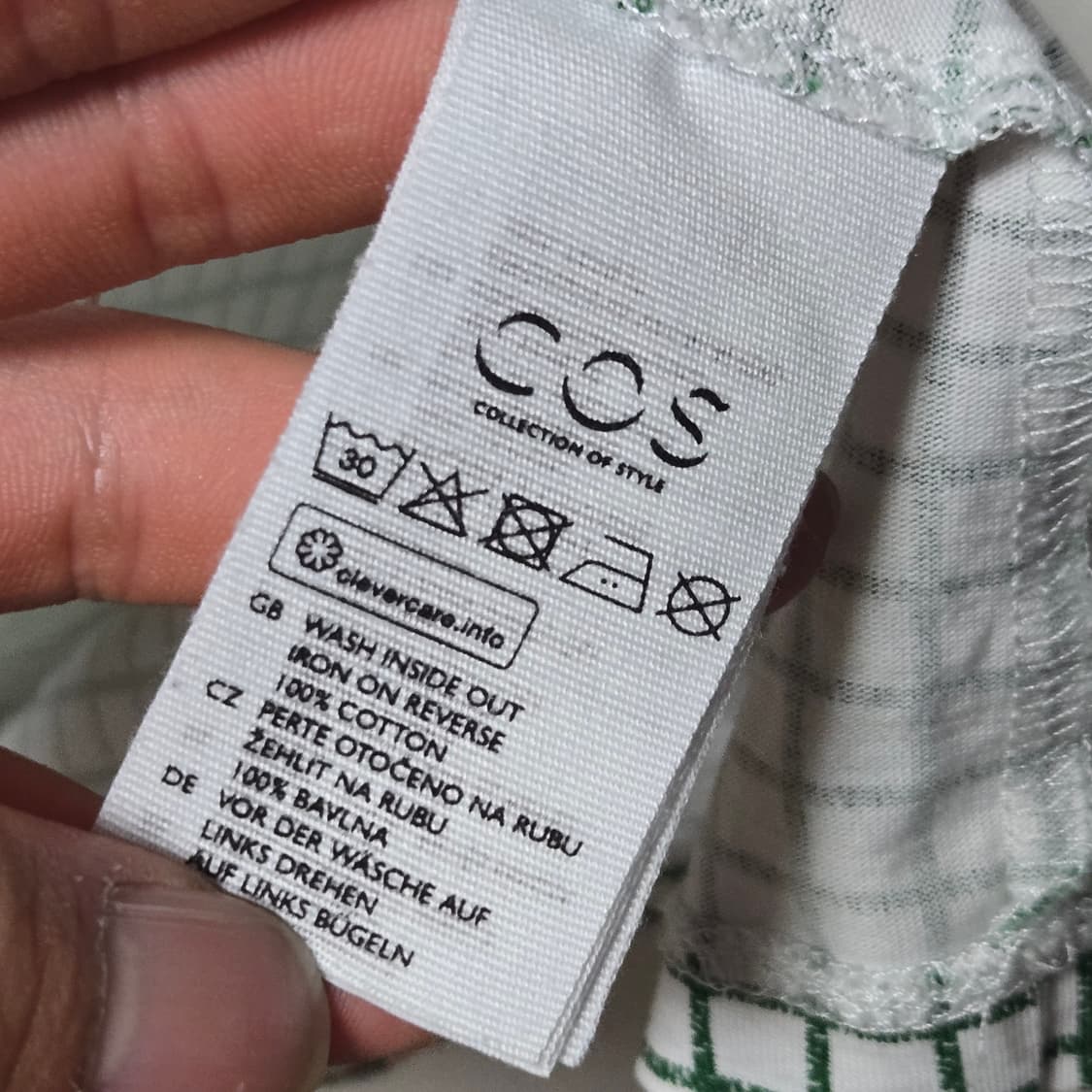 코스 코튼 티셔츠 / 남성 티셔츠/ 남자 티셔츠  상품이미지3