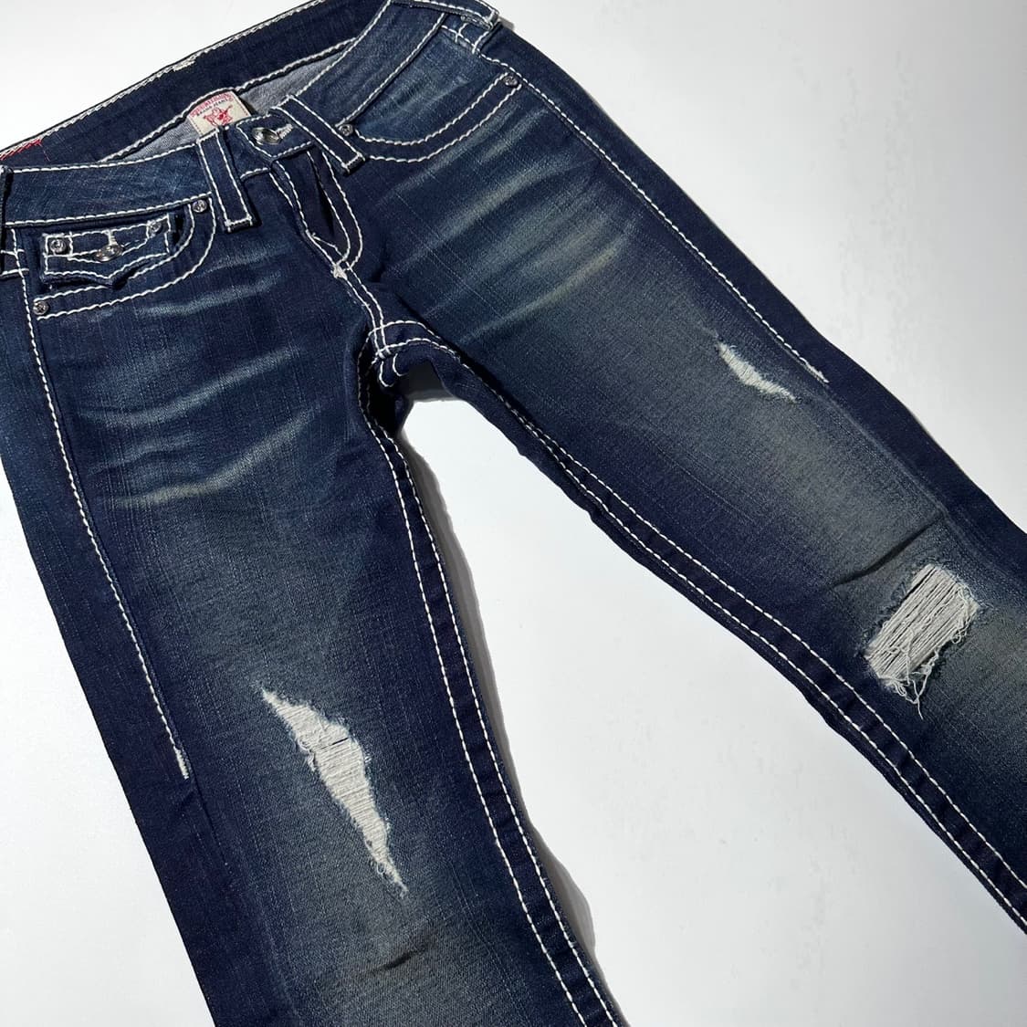 트루릴리전 스와로브스키 디스코 줄리 빅 T 데님 팬츠 상품이미지6